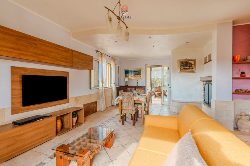 soggiorno, divano, tv