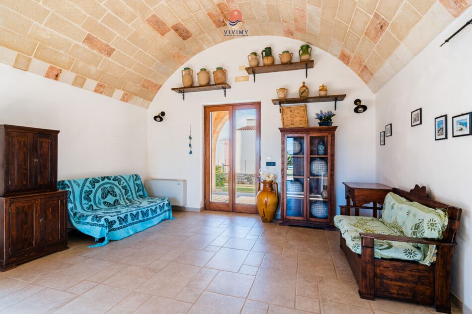 Divano letto e zona tv